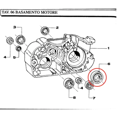 Bench bearing 6205 C4 KZ TM KART