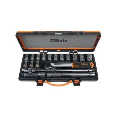 Cassetta da 19 pezzi assortimento 1/2" C14 BETA