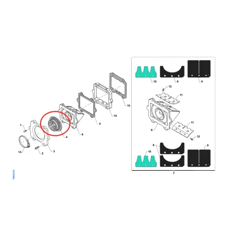 Manguera colector de aspiración KZ TM KART