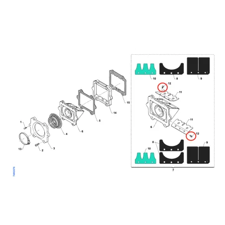 Tornillo TBCE 3x6 para paquete laminado TM KART