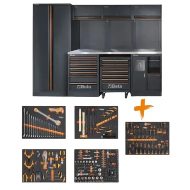 Mobiliario completo taller C45PRO 2.0 BETA