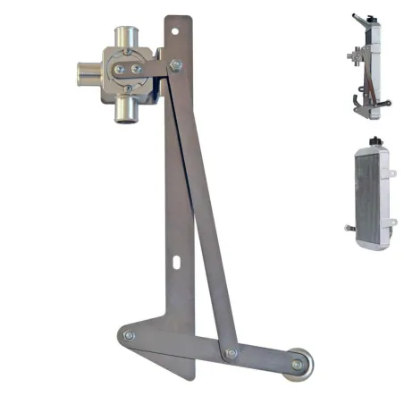 Flow diverter for water radiator