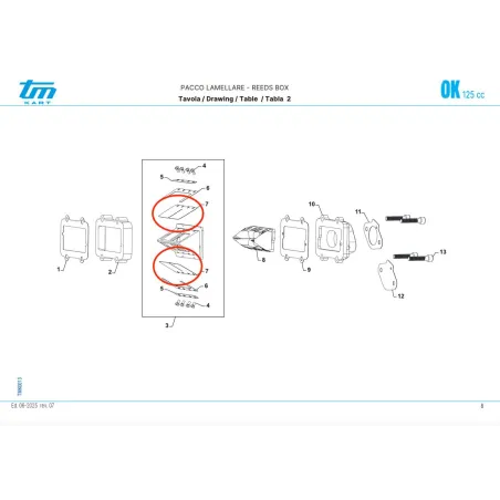 Carbon reed OK TM KART