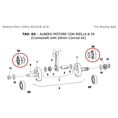 Bearing BC1-1442 OK-KZ TM KART