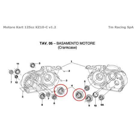 Cojinete BC1-1442 OK-KZ TM KART