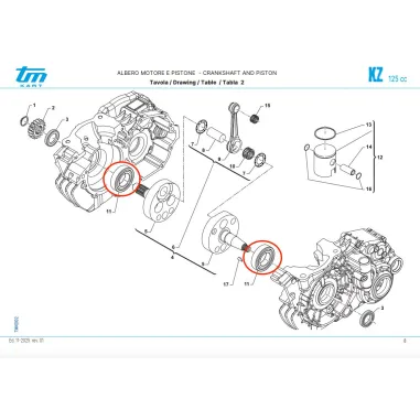 Bearing BC1-1442 OK-KZ TM KART