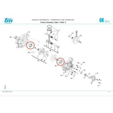 Bearing BC1-1442 OK-KZ TM KART