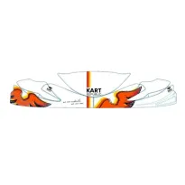 Glossy front spoiler sticker kit 2023 MINI KART REPUBLIC