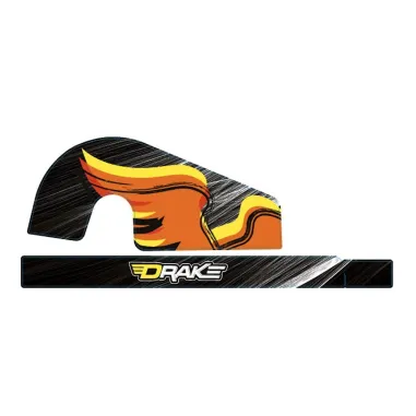 Sticker kit chain guard MINI-OK-KZ KART REPUBLIC DRAKE