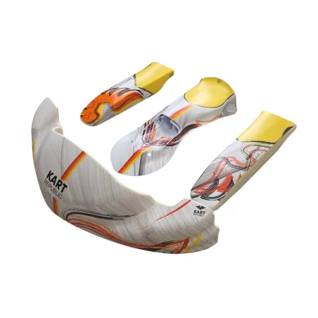 Set completo carenature con adesivi 2025 OK-KZ-DD2 KART REPUBLIC