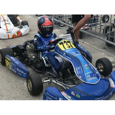 Kit adesivi completo FITTIPALDI 2024 OK-KZ-DD2 KART REPUBLIC