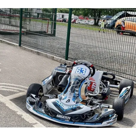 Kit adesivi completo AMG ARGENTI 2024 OK-KZ-DD2 KART REPUBLIC