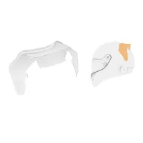 Rear spoiler FLAT for helmet SCHUBERTH