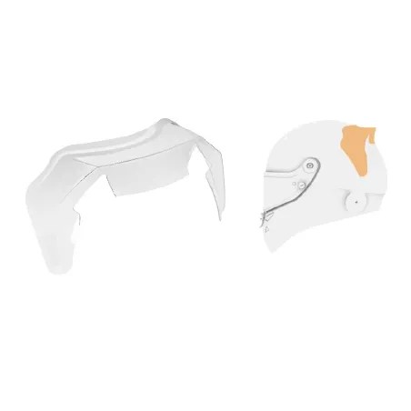 Spoiler trasero FLAT para casco SCHUBERTH