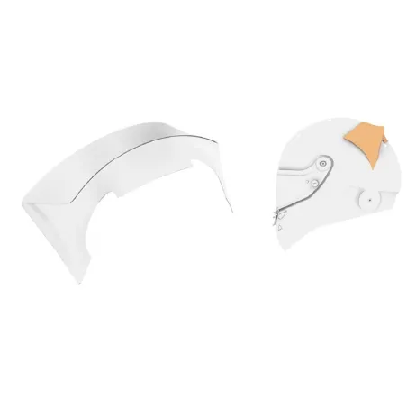 Rear spoiler for helmet SCHUBERTH