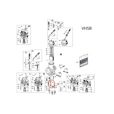 Minimum emulsifier jet 13086 DELL'ORTO