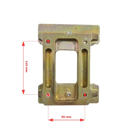 Placa plana universal de motor de magnesio con soportes para motores OK - TAG - KZ