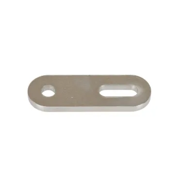 Universal straight bracket support with slotted hole