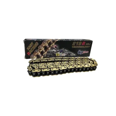 Cadena paso 219 ULTRA REINFORCED sellada con O-ring para MINI KART - DIRECT DRIVE CZ CHAINS