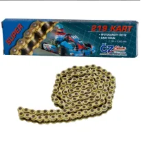 Catena passo 219 HOBBY RACING GOLD (senza o-ring) per MINI KART - DIRECT DRIVE CZ CHAINS