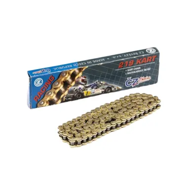 Cadena paso 219 HOBBY RACING GOLD (sin junta tórica) para MINI KART - DIRECT DRIVE CZ CHAINS