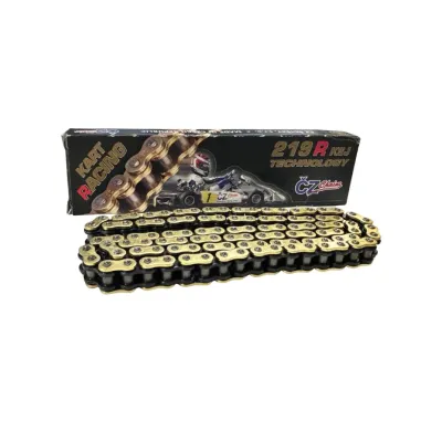 Catena passo 219 ULTRA REINFORCED sigillata con O'ring per MINI KART - DIRECT DRIVE CZ CHAINS