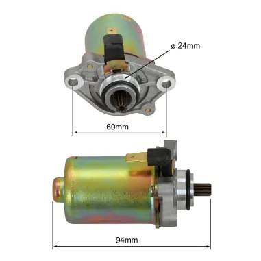 Starter motor 12V MINI