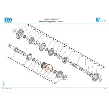 Seeger E23 R1-R2-R3 KZ TM KART