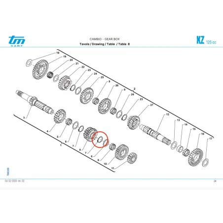 Seeger E23 R1-R2-R3 KZ TM KART