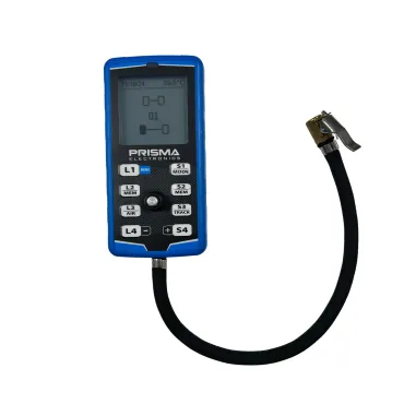 Tyre pressure gauge with stopwatch and infrared temperature sensor HPM4X IR STW 4 PRISMA ELECTRONICS