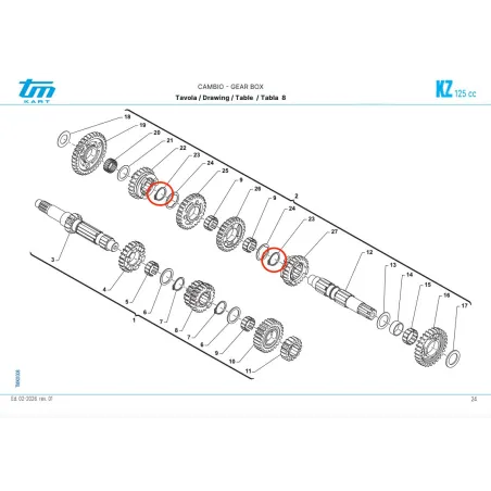 Seeger E25 KZ TM KART
