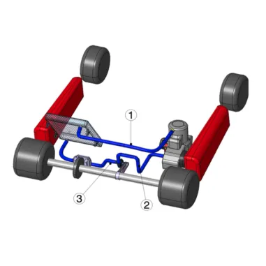 Shaped pipe for pump-engine KZ NEW LINE