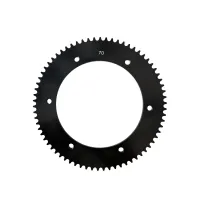 Corona homologada por la ACI, de aluminio, paso 219, para PUFFO-50-60-KF-TAG-OK-175