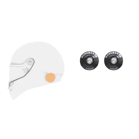 Par clips HANS SCHUBERTH