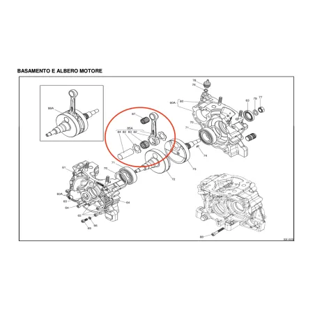 Biella completa 175 cc X30 SUPER IAME