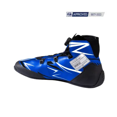 Scarpe pilota K-RAPID 2025 CIK-FIA SPARCO [azzurro/bianco]