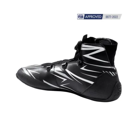 Pilot shoes K-RAPID 2025 CIK-FIA SPARCO [black/white]