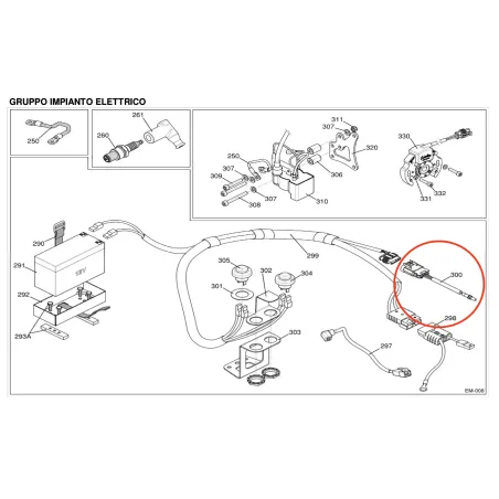 Cable adaptador stop sudam IAME