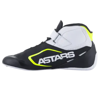 Scarpe pilota TECH-1 K V2 ALPINESTARS [nero/bianco/giallo fluo]