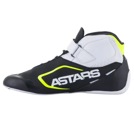 Pilot shoes TECH-1 K V2 ALPINESTARS [black/white/yellow fluo]