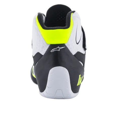 Pilot shoes TECH-1 K V2 ALPINESTARS [black/white/yellow fluo]
