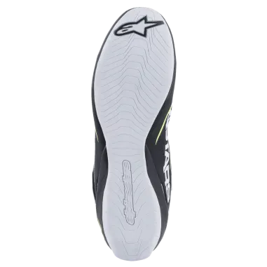 Pilot shoes TECH-1 K V2 ALPINESTARS [black/white/yellow fluo]