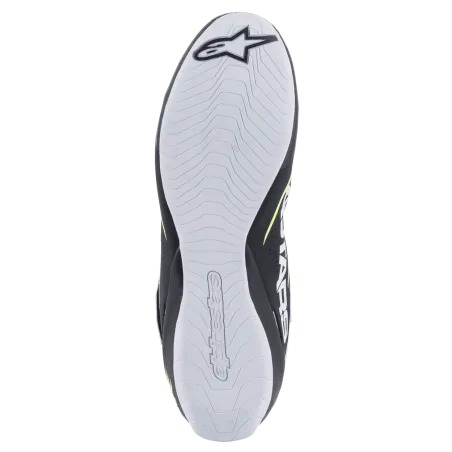 Pilot shoes TECH-1 K V2 ALPINESTARS [black/white/yellow fluo]