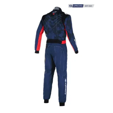 Suit KMX-9 V3 graphic 5 CIK-FIA ALPINESTARS kid [navy red]