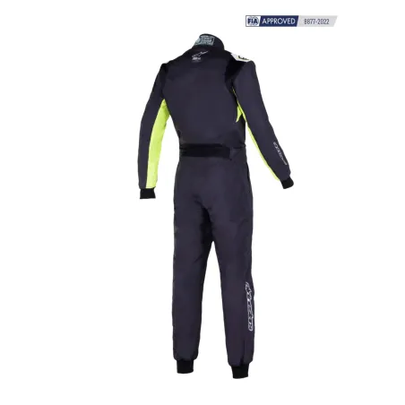 Tuta KMX-9 V3 grafica 3 CIK-FIA ALPINESTARS bambino [nero/giallo fluo]