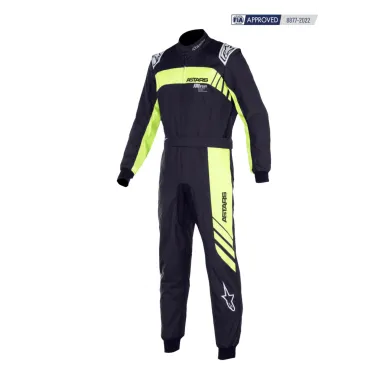 Suit KMX-9 V3 graphic 3 CIK-FIA ALPINESTARS [black/yellow fluo]