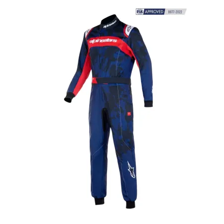 Suit KMX-9 V3 graphic 5 CIK-FIA ALPINESTARS [navy red]