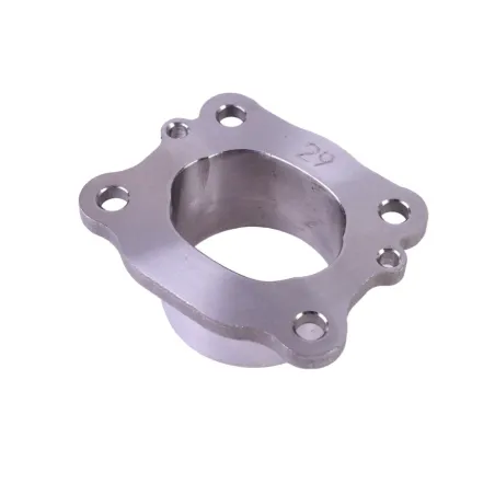 Exhaust manifold R2-R3 TOTAL BLACK KZ TM KART