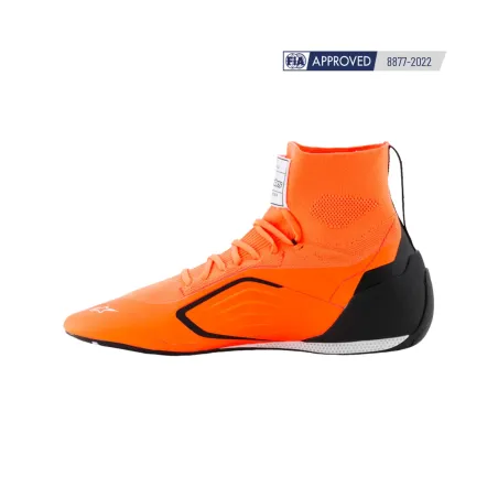 Pilot shoes SUPERTECH K CIK-FIA ALPINESTARS [orange fluo/black/white]