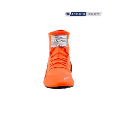 Pilot shoes SUPERTECH K CIK-FIA ALPINESTARS [orange fluo/black/white]